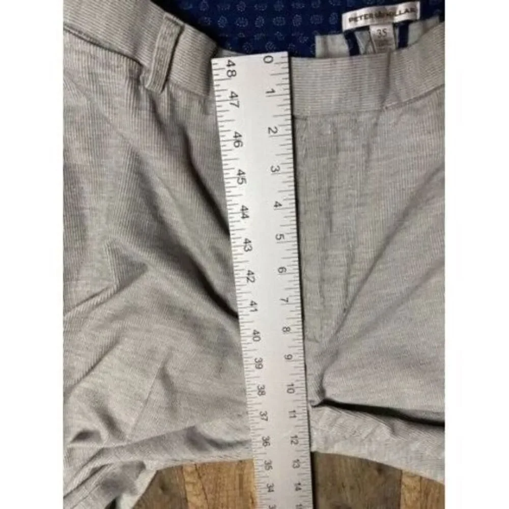 Peter Millar Pants Mens 35x30 Light Gray Corduroy Chino Casual Workwear Straight